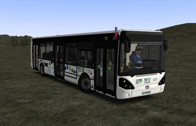 AXO Creil blanc Irisbus Citelis 12 (Ancienne Version)