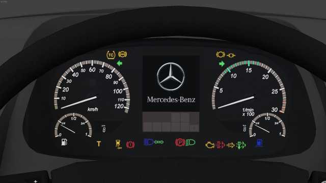 MOD - Écran de démarrage du TDB avec logo Mercedes-Benz