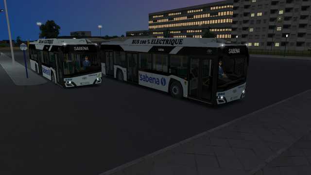 Sabena Repaint Pack for Solaris Urbino IV Electric 2DD and 3DD version